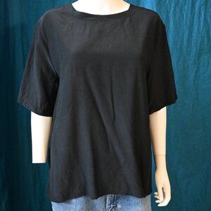 Silk Black Blouse